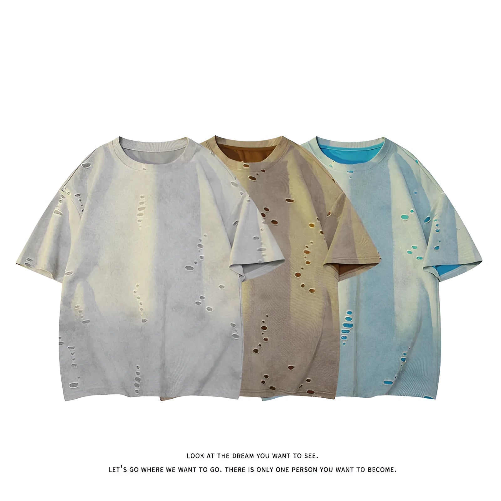 Men's grey cotton blend casual t-shirt in loose fit with short sleeves