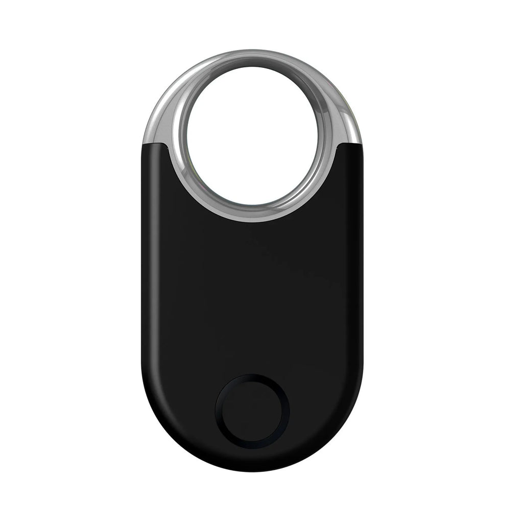Black and white GPS tracker device with USB port for pet child anti-loss tracking