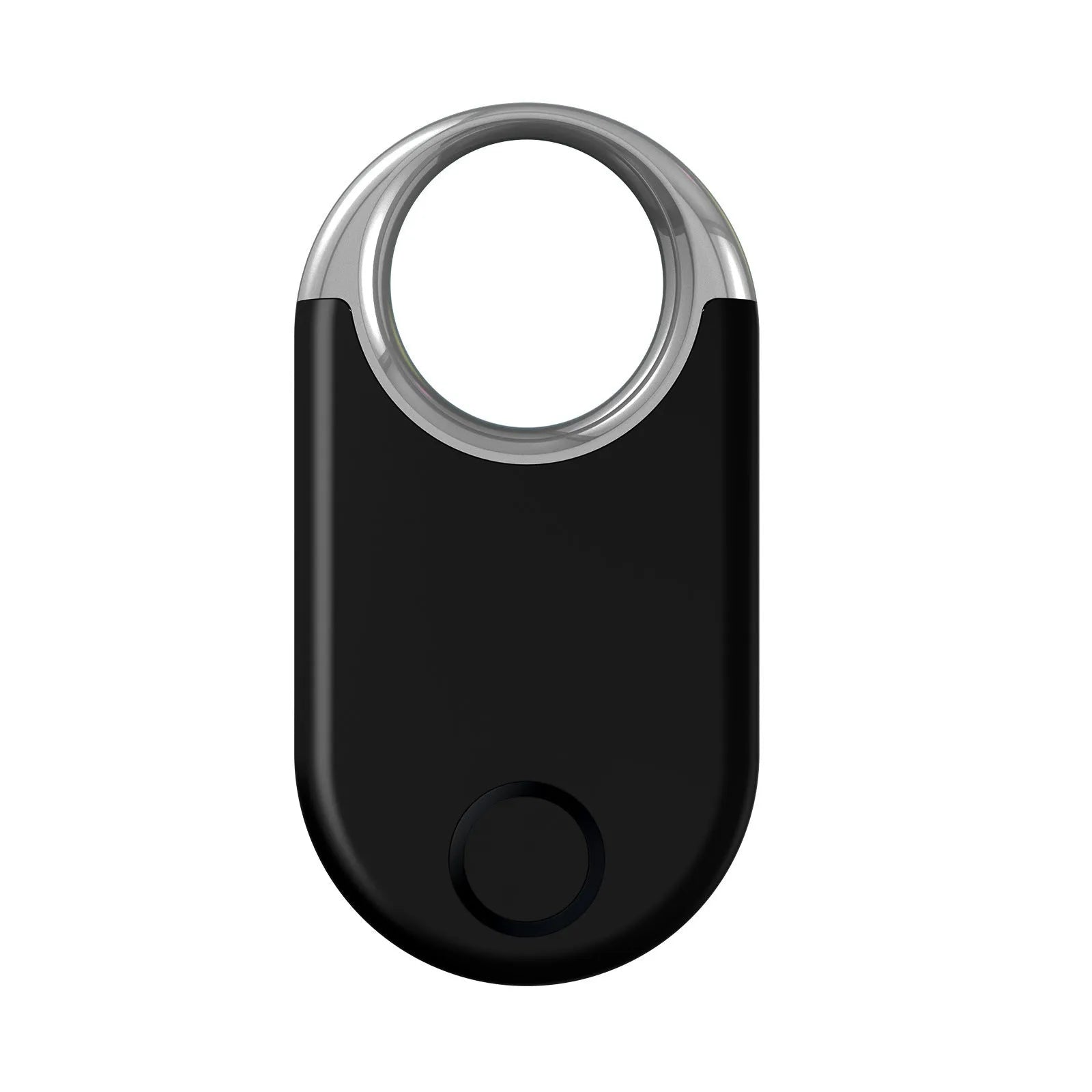 Black and white GPS tracker device with USB port for pet child anti-loss tracking