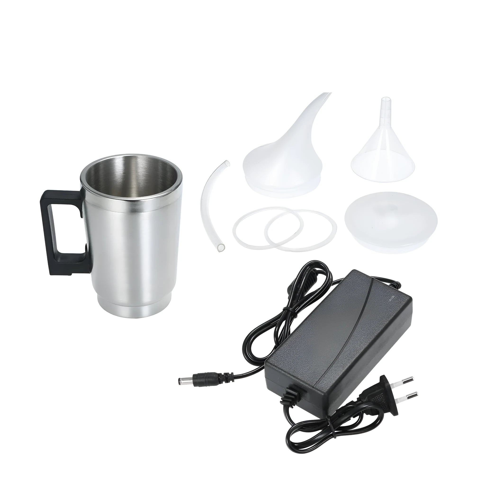 Stainless steel automobile headlamp renovation parts with power adapters for lens polishing