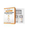 Micro needle body shaping roller kit with two 10ml essence bottles and a slimming roller