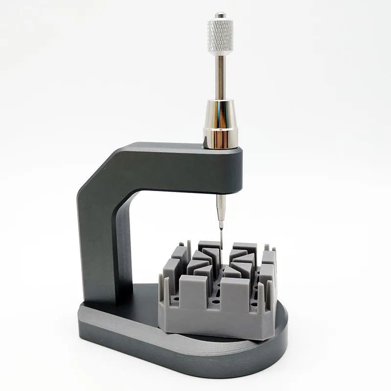 Silver tool steel press strap removal tool with 0.50-1.60mm blade for watches and jewellery