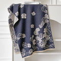 Thick warm winter scarf in imitation cashmere measuring 185x65cm with tassel detailing