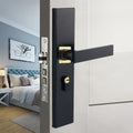 Aluminium alloy split magnetic door lock handle for indoor timber doors showing one of 17 available styles