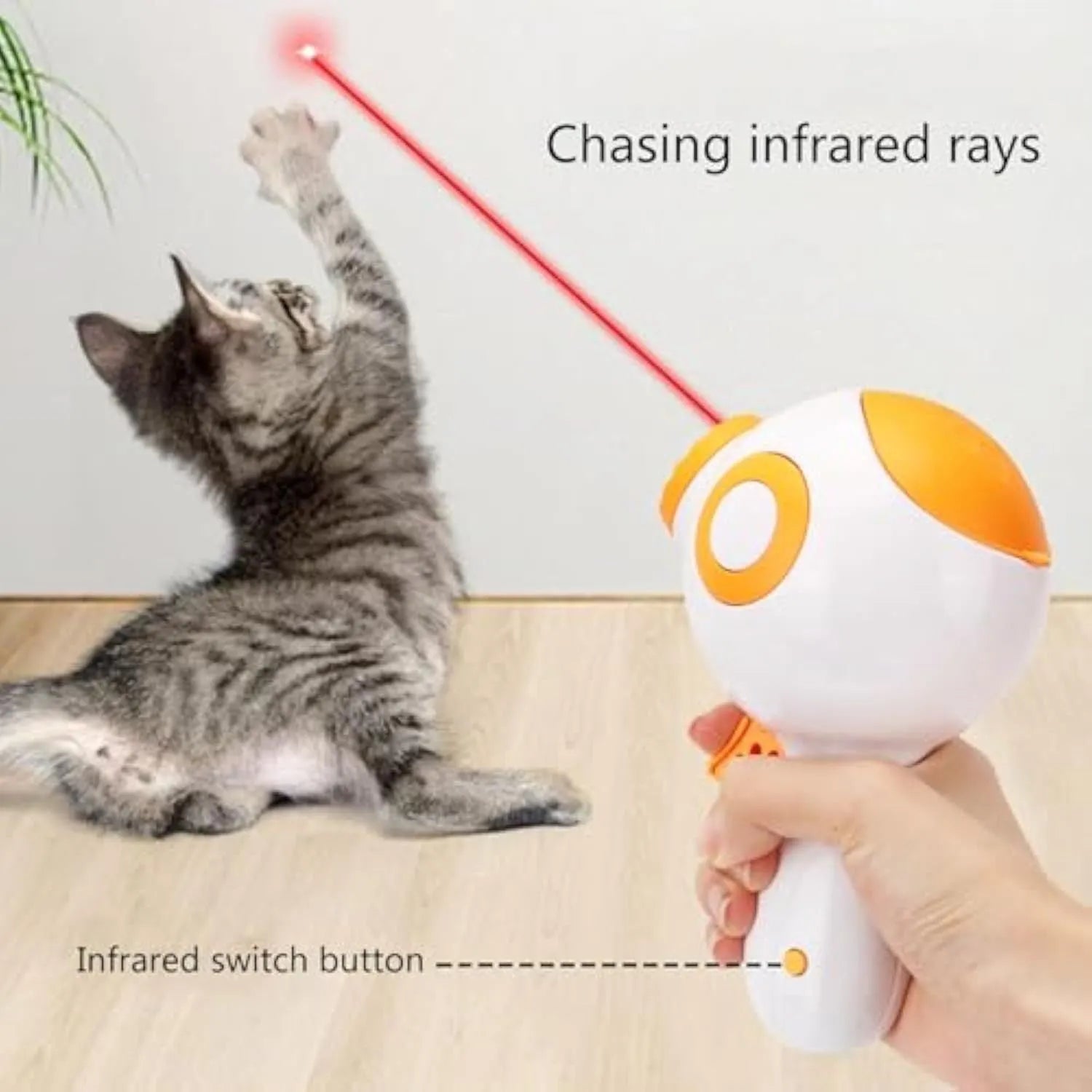 Green dog treat launcher toy with automatic food dispenser for pet training