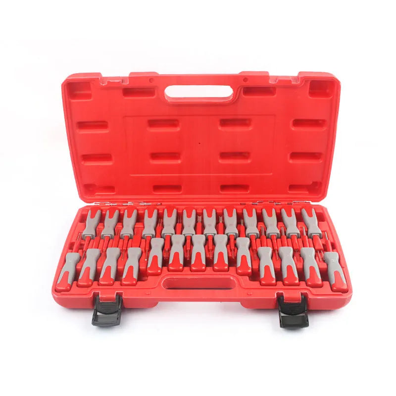25 piece car terminal harness removal tool set in plastic storage case for automotive repair