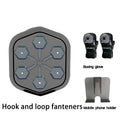 Smart black boxing machine with Bluetooth connection and included gloves