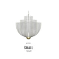 Nordic iron mesh personality shape chandelier with 450mm diameter ceiling light fixture