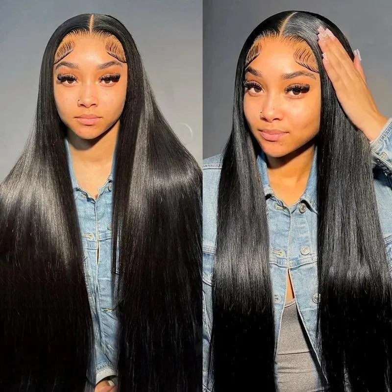 Long 44 inch 13x4 HD lace front wig in high temperature fibre, suitable for Christmas and Halloween