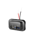 Black QC3.0 TYPE-C car charger with single interface for 36W fast charging in vehicles