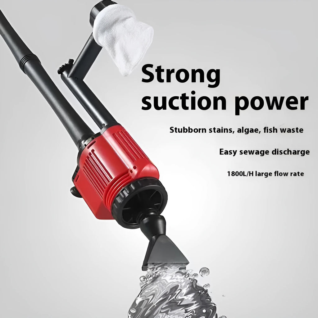 Automatic fish tank cleaning machine with multifunctional suction pump and sand suction device