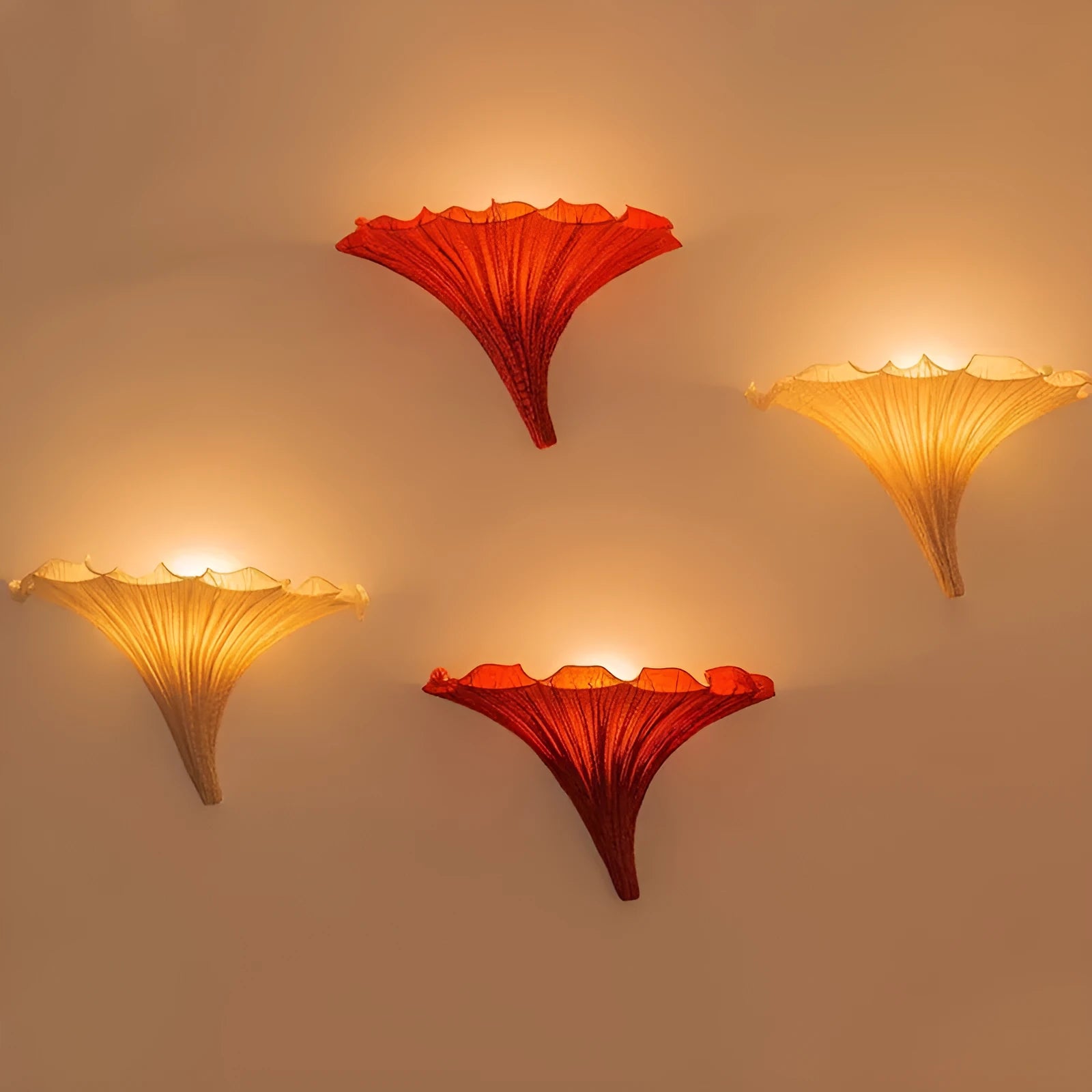 A pair of simple modern aisle bar lamps with D320mm by H230mm dimensions and customisable light colours on a bar counter