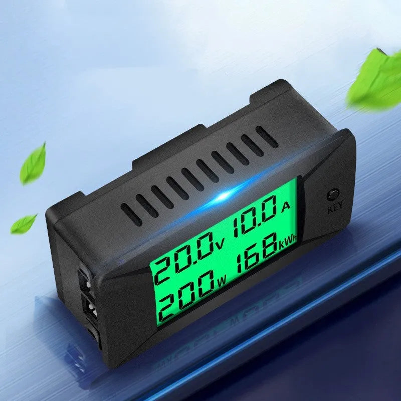 DC digital display voltmeter and ammeter panel meter with 0-300V range
