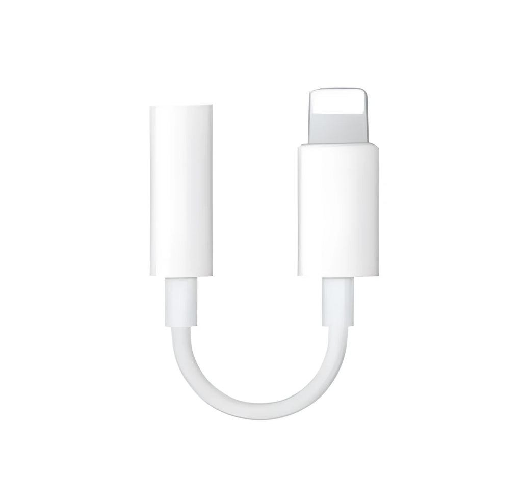 White Lightning to 3.5mm audio adapter cable for iPhone with 8PIN connector
