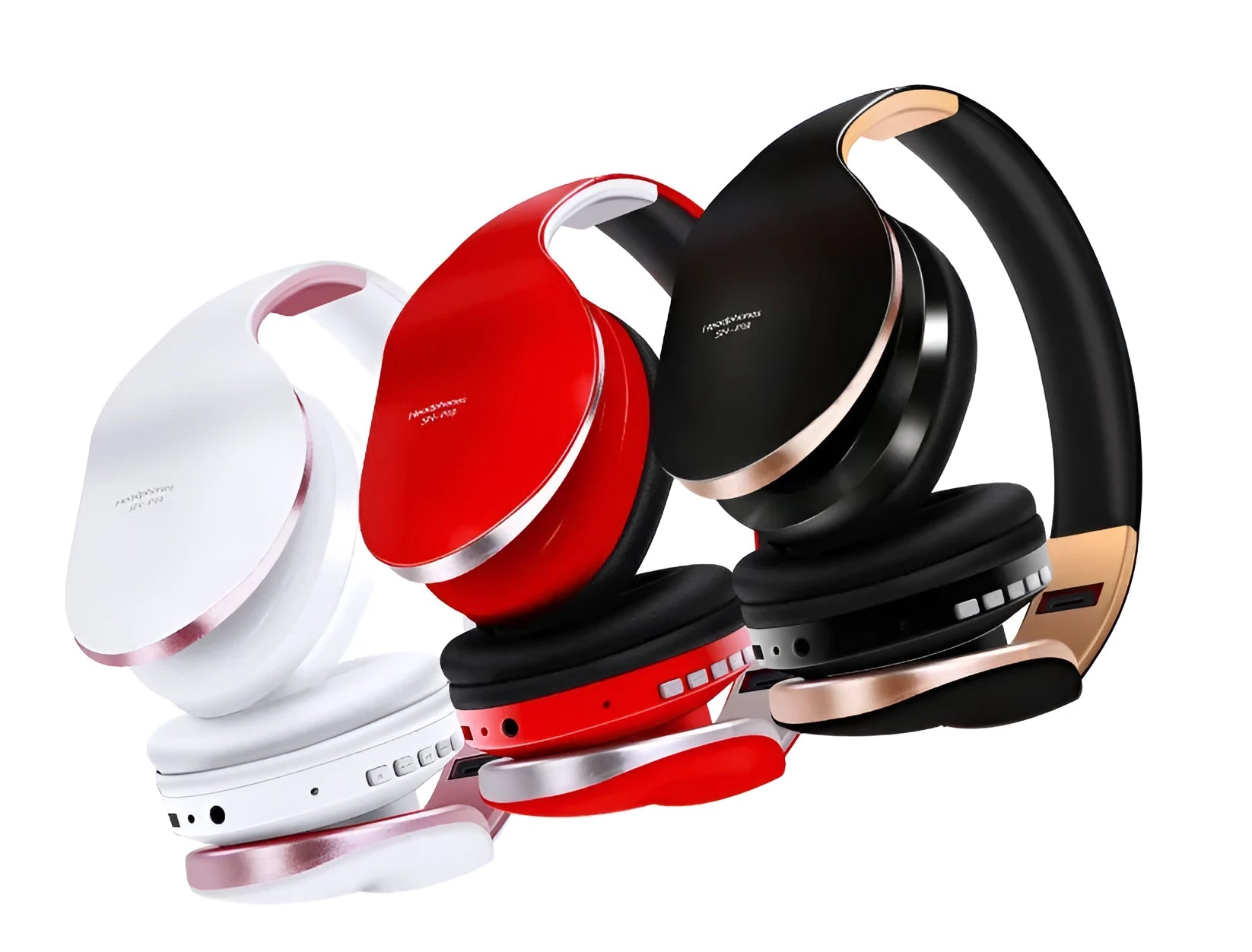 HobbyLane over-ear Bluetooth headset in black, red and white colour options