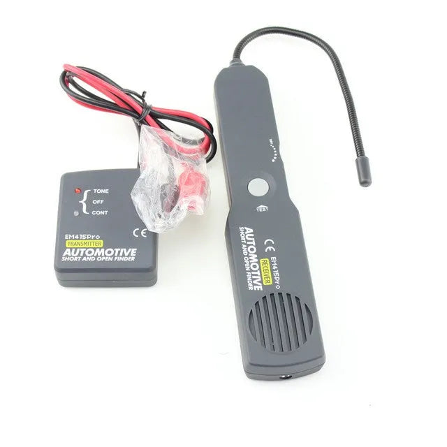 Car short circuit detector 9V automotive fault diagnostic instrument in black with transmitter and tracker