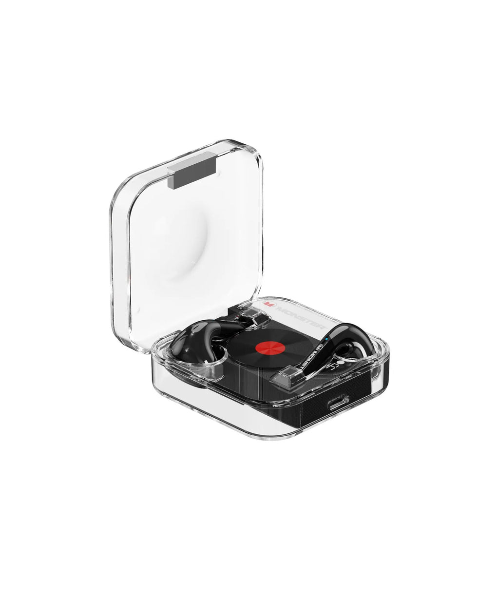 Wireless Bluetooth headset with private mould earplugs in four colour options
