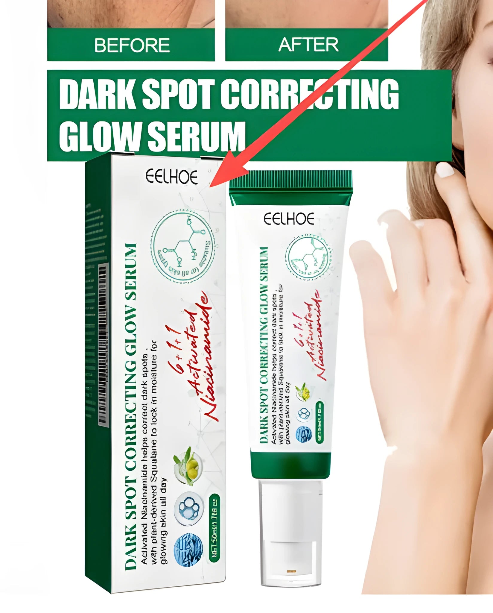 50ml facial moisturising lotion bottle for universal skin types