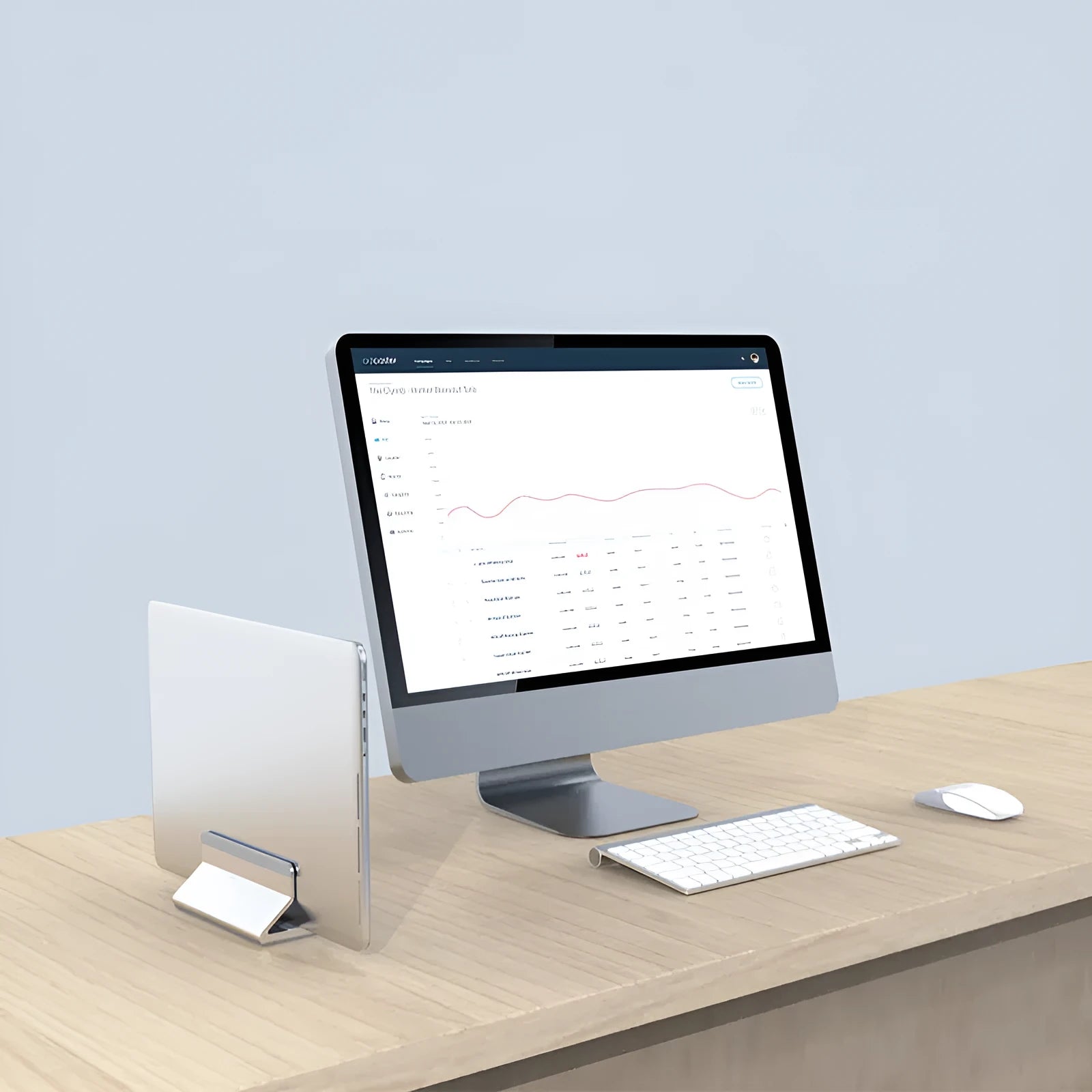 Aviation aluminium alloy computer stand holding a notebook on a desk with three colour options black, space grey, white