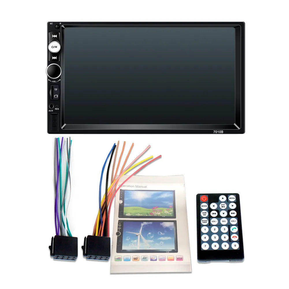 7-inch Bluetooth car player with LCD screen for vehicle audio upgrade with hands-free calling