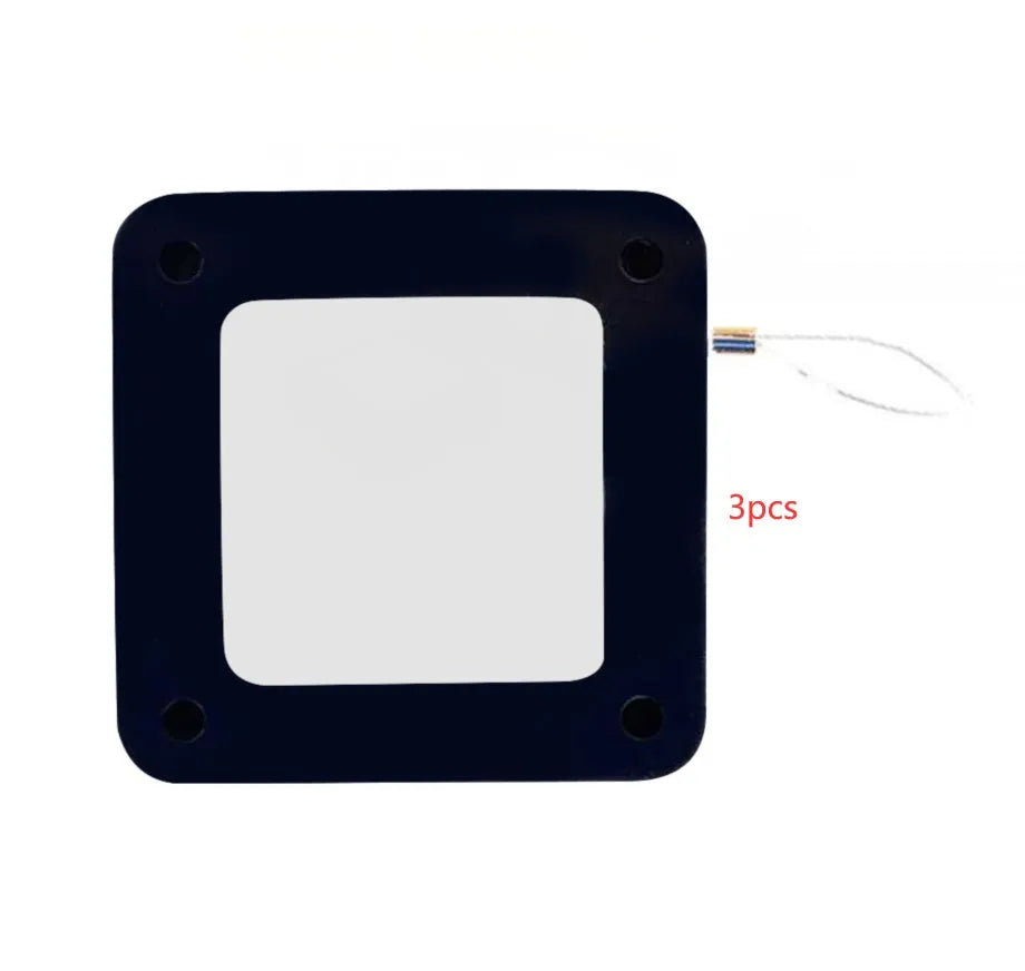 Automatic door closer with adhesive installation for sliding and glass doors in black or white