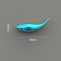 Irregular plastic wall decoration pendant in silver large left orientation 23cm with living room wall background