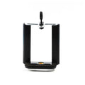 Black plastic U clip mobile phone holder showing universal bracket design