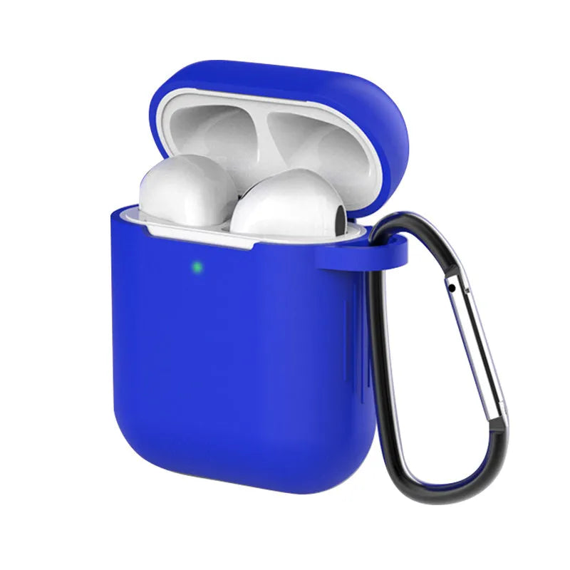 Silicone protective cover for Apple AirPods 1st and 2nd generation in various colours