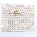MOG Steamed Bread Bread Bear design PBT keycap set for mechanical keyboards, 143+3 keys
