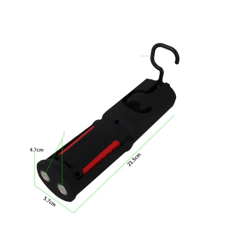 Bell & Howell Super Bright Torch Lite with 360-degree swivel hook and magnets on base