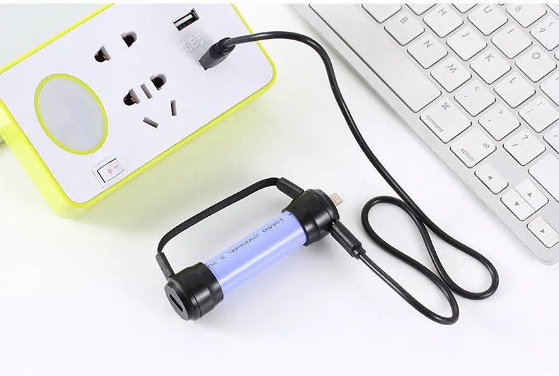 Mini portable keychain emergency charger for mobile phones with lithium battery