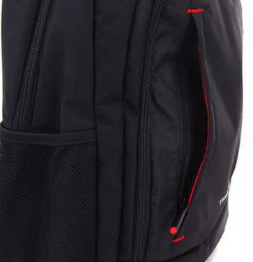 Nylon convertible computer bag briefcase backpack in black, 355.6 x 457.2 x 152.8 mm