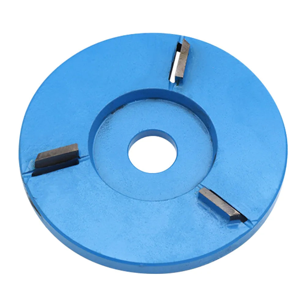 Meterk six-teeth wood carving disc milling cutter for 16mm aperture angle grinder, 90mm diameter