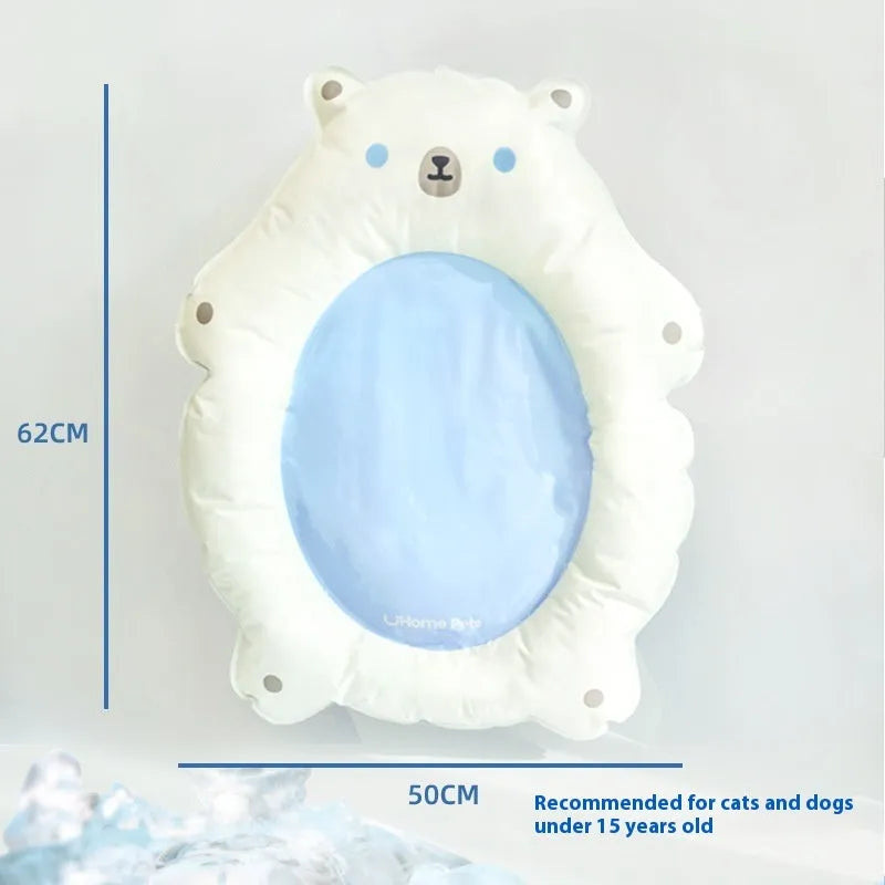 Plastic cat cooling mat, 62x50x8cm, for pet bed or cage use