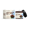 Cocoa butter body cream in 120g container with coconut oil and Vitamin E for skin hydration