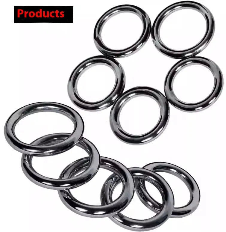 Iron Arm Skill Wing Chun carbon steel training ring in three sizes for martial arts strength exercises