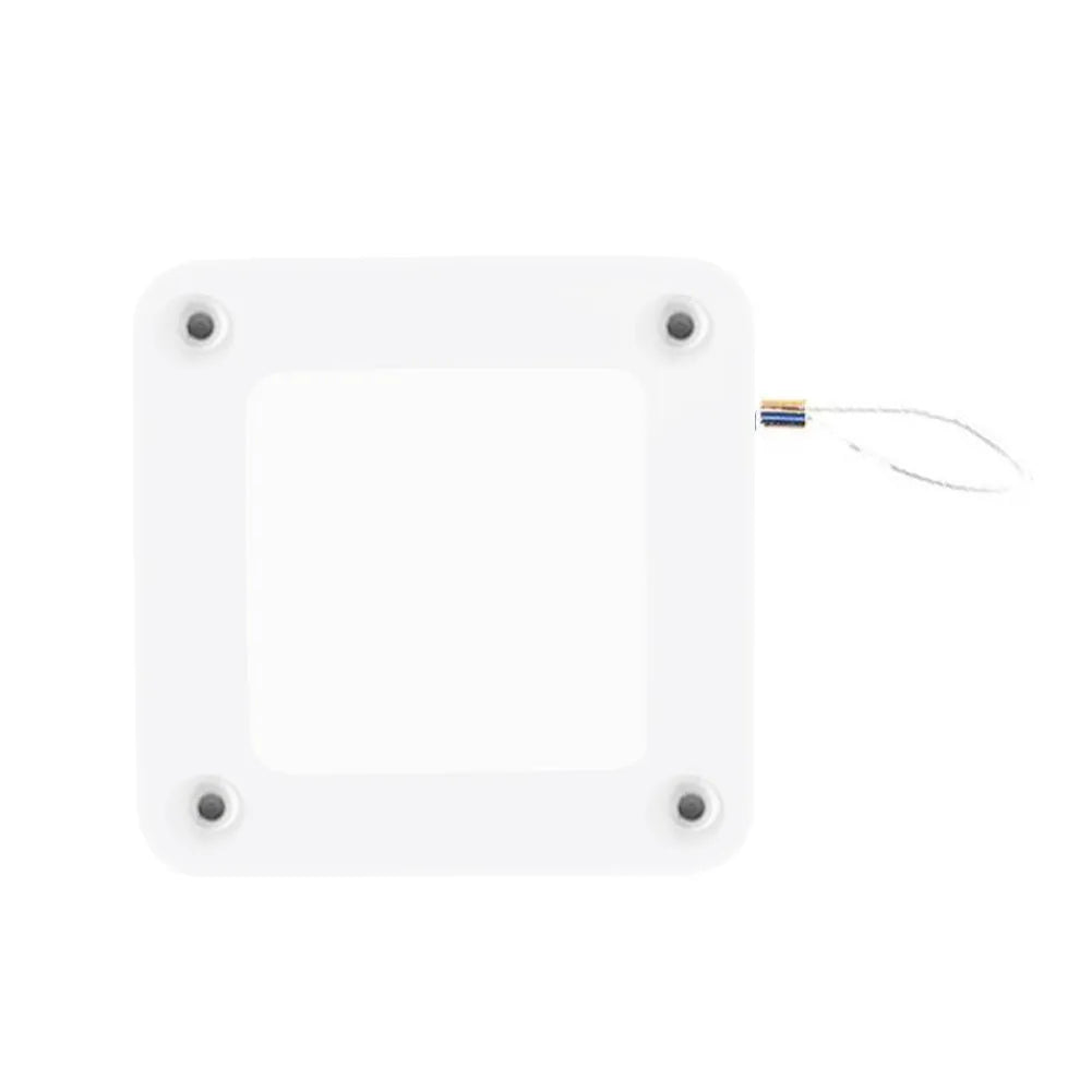 Automatic door closer with adhesive installation for sliding and glass doors in black or white