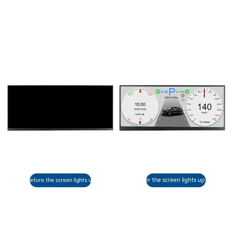 12.3 inch TFT LCD vehicle display screen with HD resolution for car dashboard installation