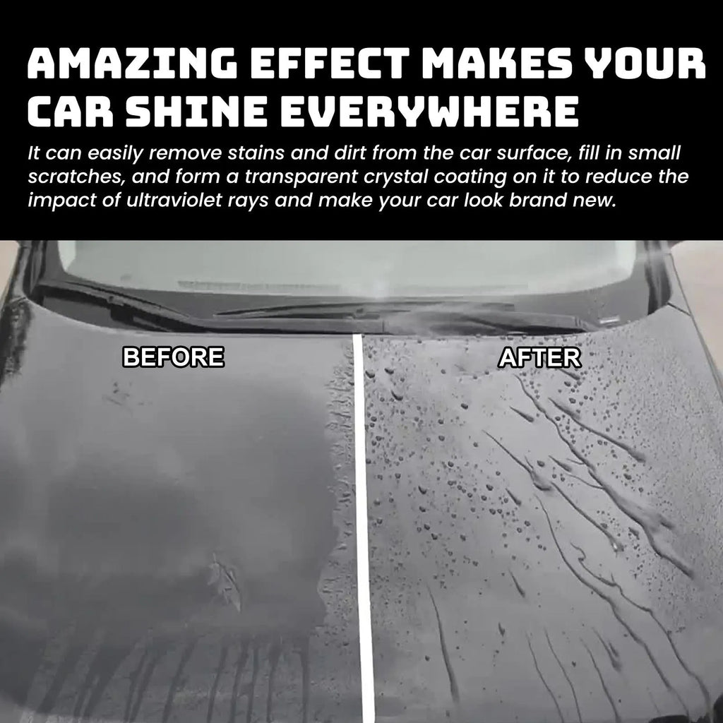Car coating wax kit showing square wax block and sponge applicator for automotive paint maintenance