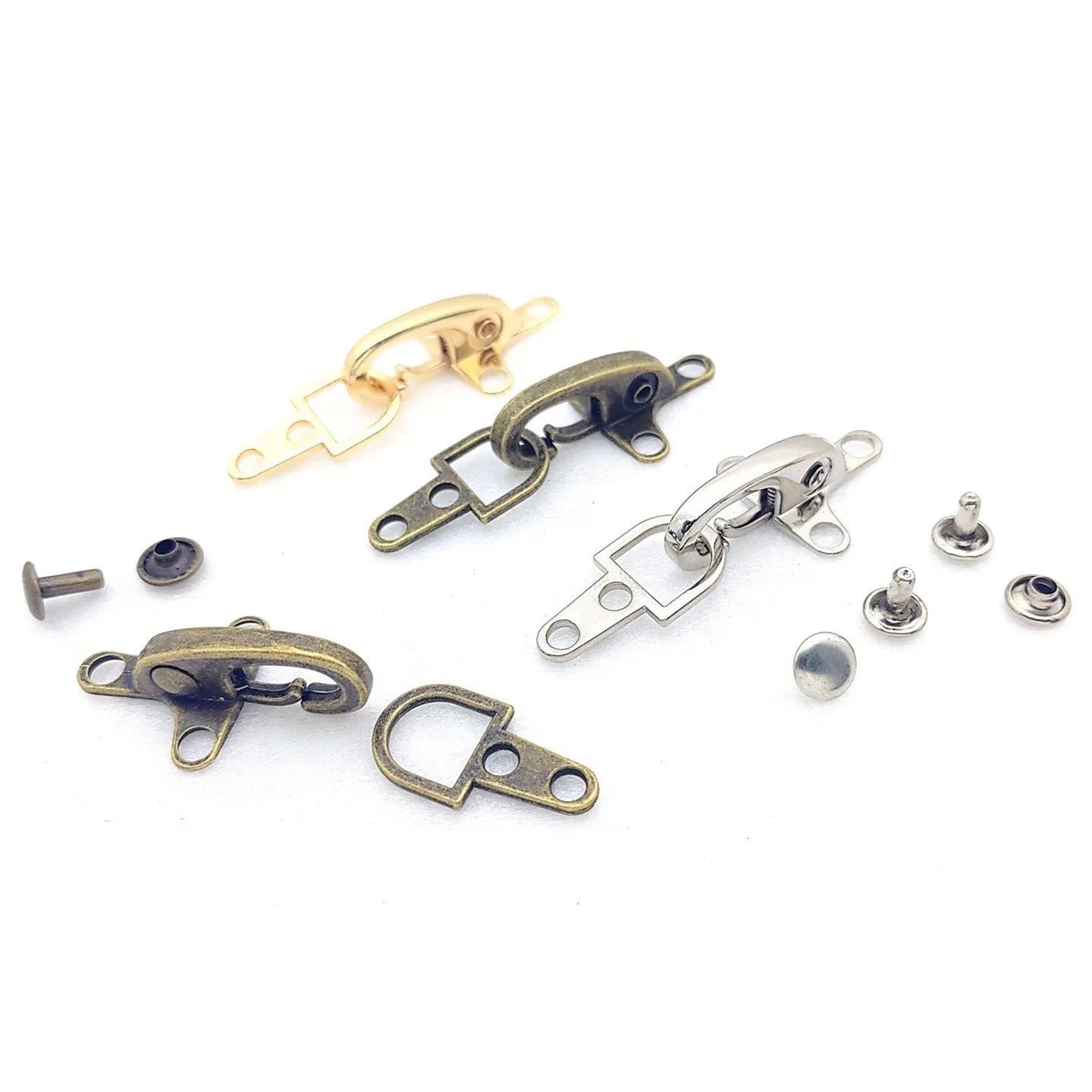 Zinc alloy aircraft buckle in bronze gold gun colour or silver finish for backpack jacket decoration