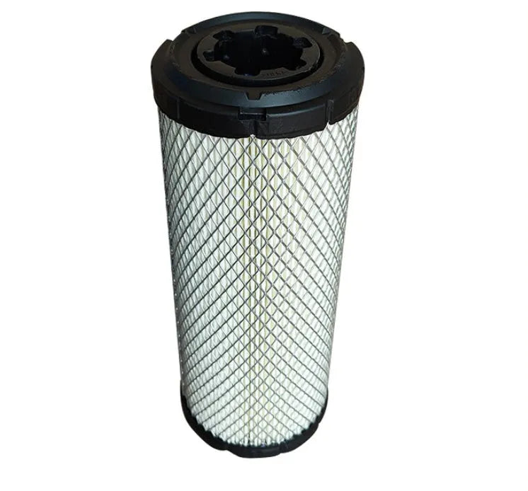 Donaldson 1027 model air filter with wood pulp filter paper element and specified dimensions.