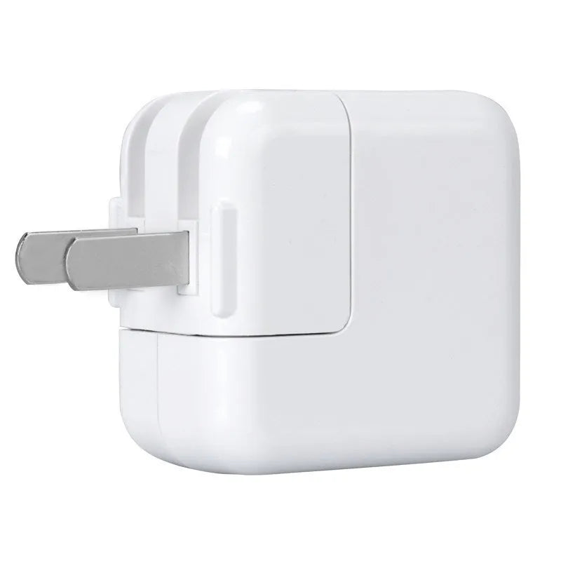 USB charger for iPad tablets showing colour variants for 10W US, 10W EU, 12W US, and 12W EU specifications