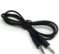 3.5 mm audio extension cable 1 metre length with male and female connectors