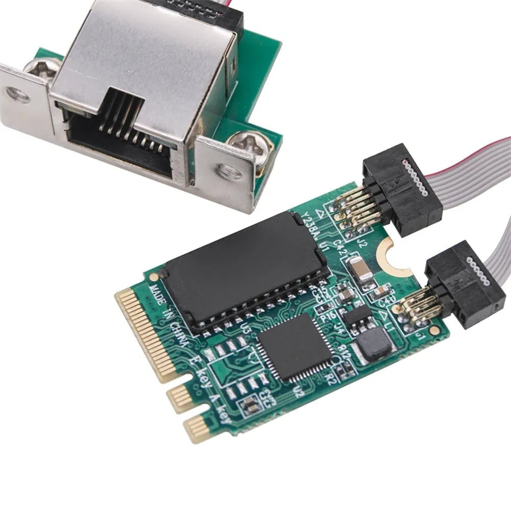 Ethernet adapter straight curved needle 1G 2.5G motherboard router extension