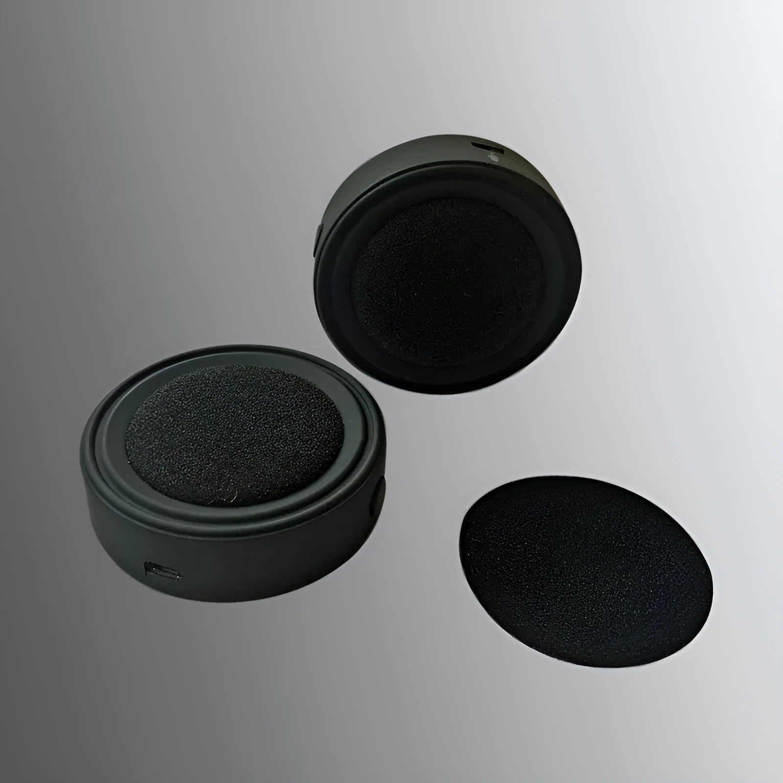 Black waterproof helmet Bluetooth headset with bilateral stereo earpieces and battery display