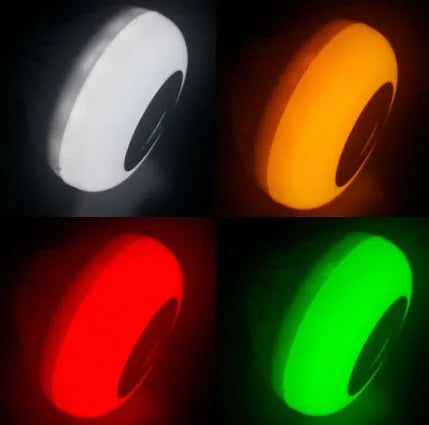White E27 Bluetooth speaker bulb with LED lighting and integrated wireless audio functionality