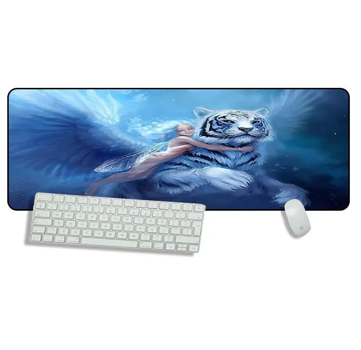 DZ-Animal custom mouse pad with animal design, non-slip rubber base and cloth surface.
