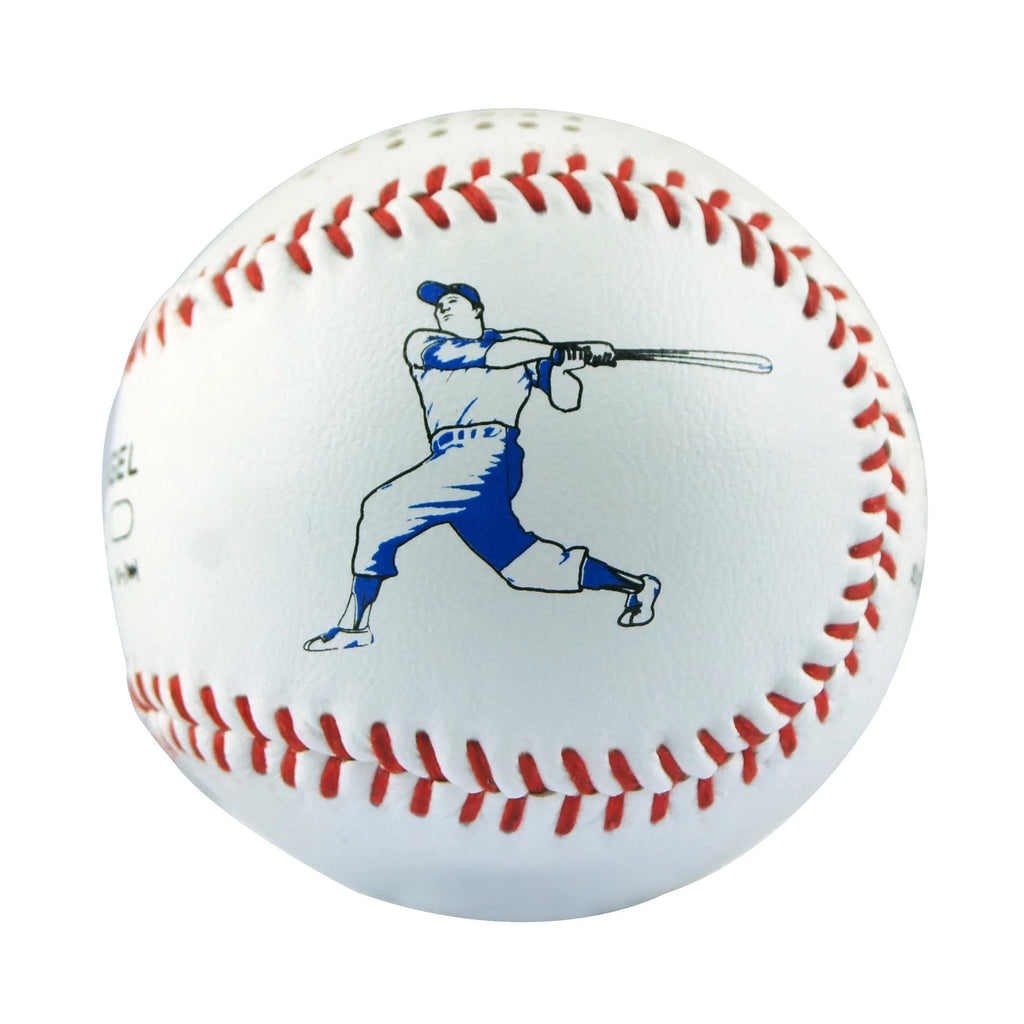 Baseball-style Bluetooth speaker in green colour showing compact design with likely control buttons.