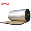 Silver automotive aluminium foil sound insulation mat 50cm x 200cm for firewall heat and noise reduction