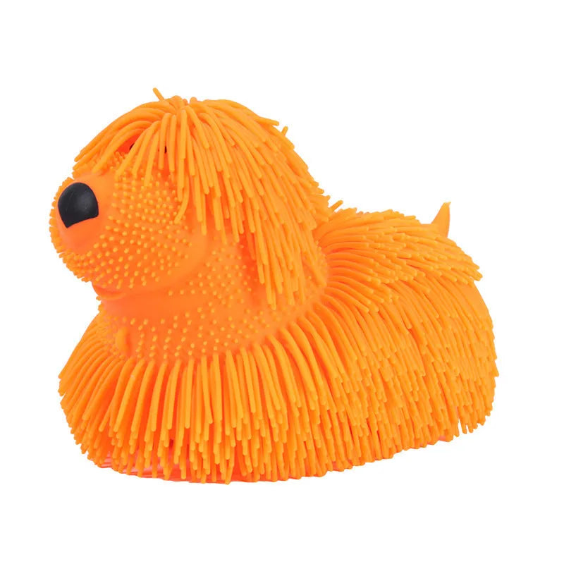 Dog squeezing toy decompression ball in TPR, 23x13.3cm, multi-colour options for children aged 4-6
